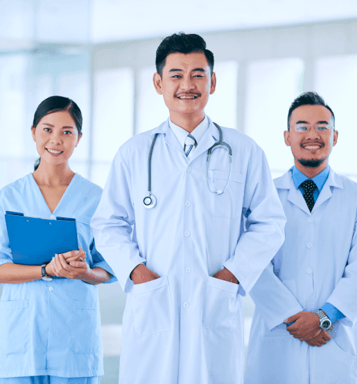 Equipe médica da Amparando Vidas